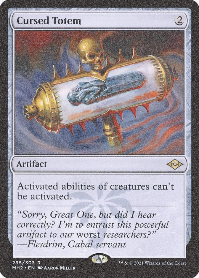 Cursed Totem (MH2) (295) / Foil Etched