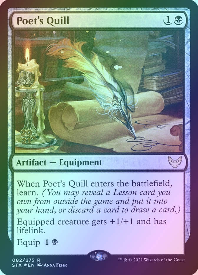 Poet's Quill (PSTX) (82s) / Foil