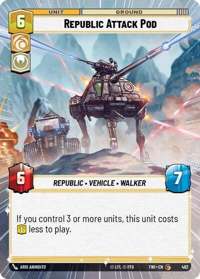 Republic Attack Pod (Hyperspace) (TWI) (462)