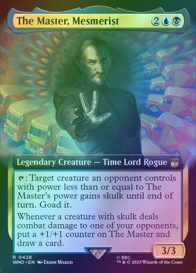 The Master, Mesmerist (WHO) (428) / Extended Art / Foil