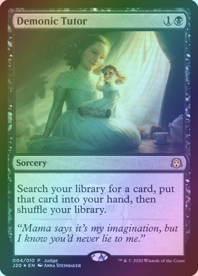 Demonic Tutor (J20) (4) / Foil