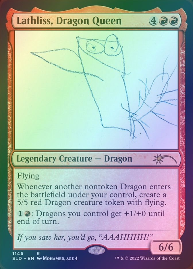 Lathliss, Dragon Queen (SLD) (1146) / Foil