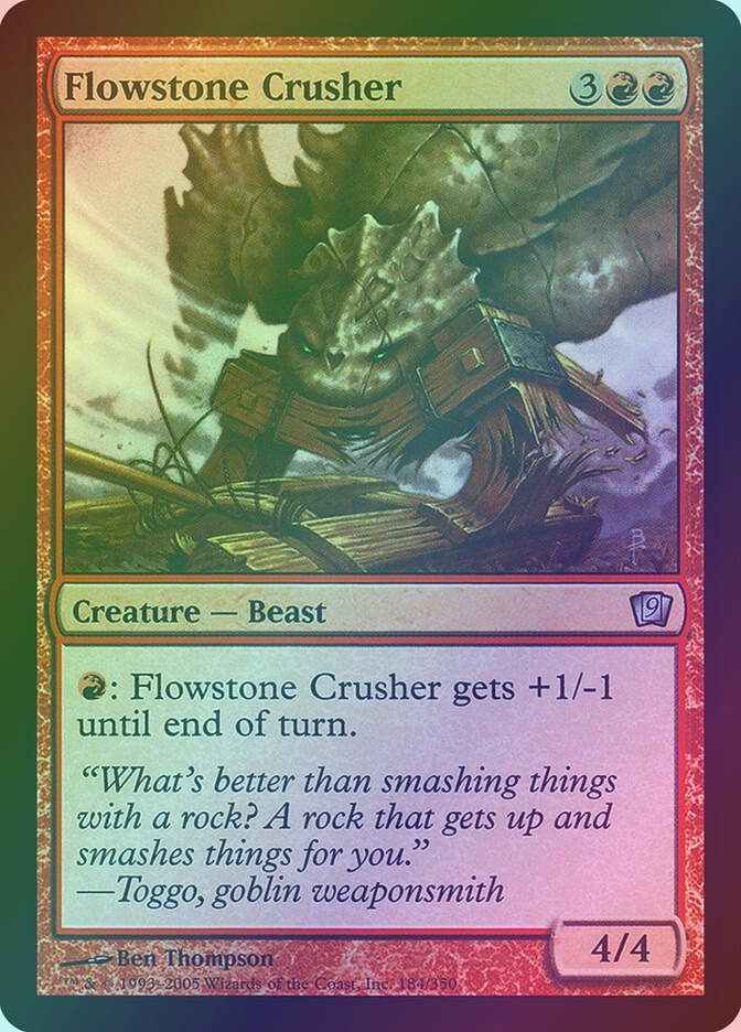 Flowstone Crusher (9ED) (184★) / Foil