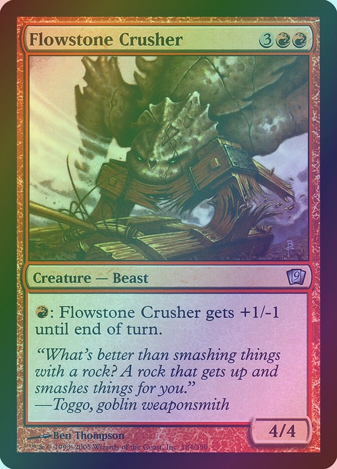 Flowstone Crusher (9ED) (184★) / Foil