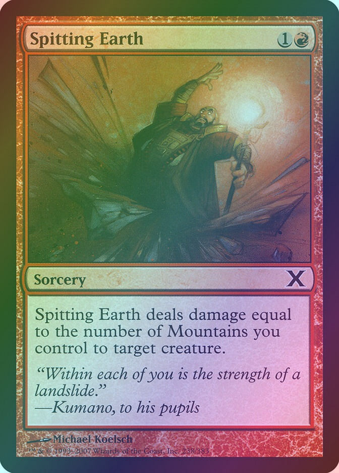 Spitting Earth (10E) (238) / Foil