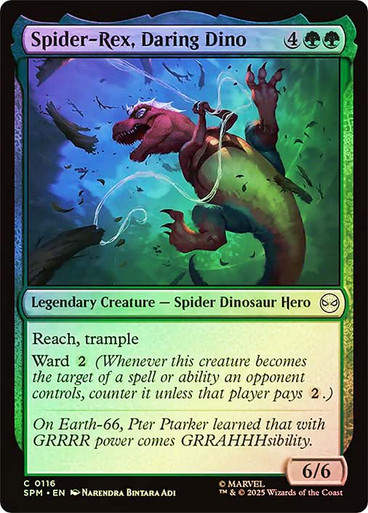 Spider-Rex, Daring Dino (SPM) (116) / Foil