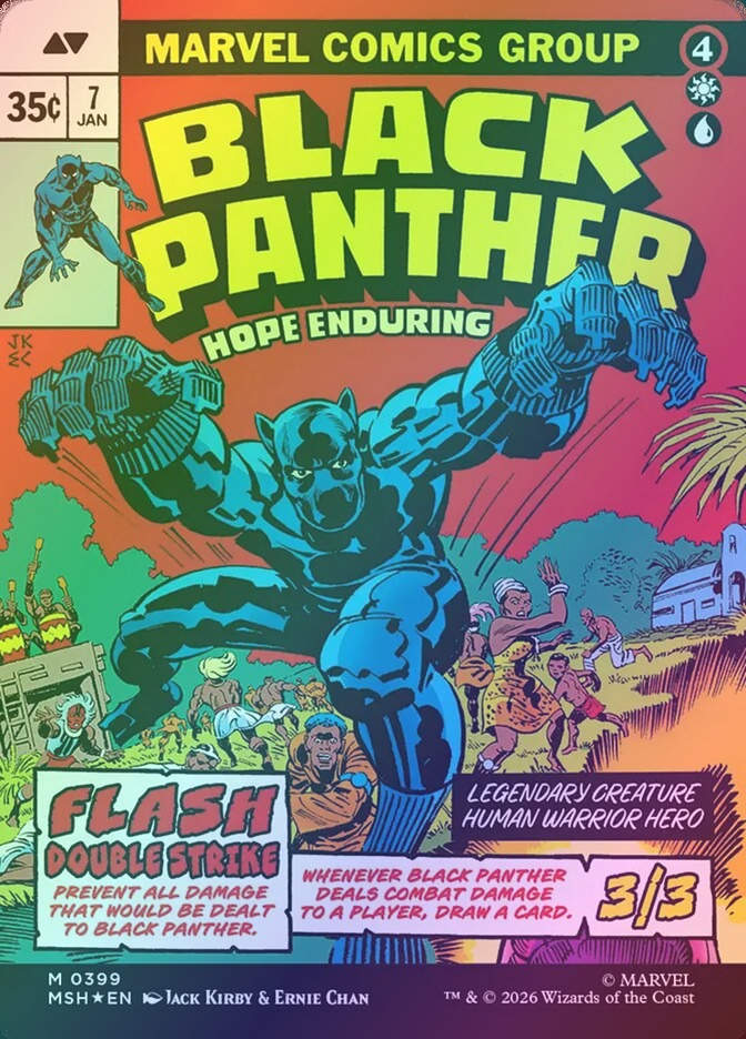 King T'Challa // Black Panther, Hope Enduring (MSH) (399) / Comic / Foil