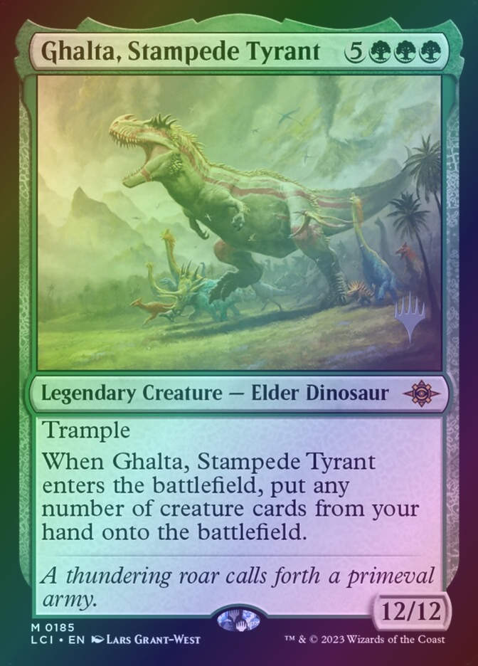 Ghalta, Stampede Tyrant (PLCI) (185p) / Foil