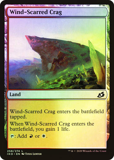 Wind-Scarred Crag (IKO) (258) / Foil