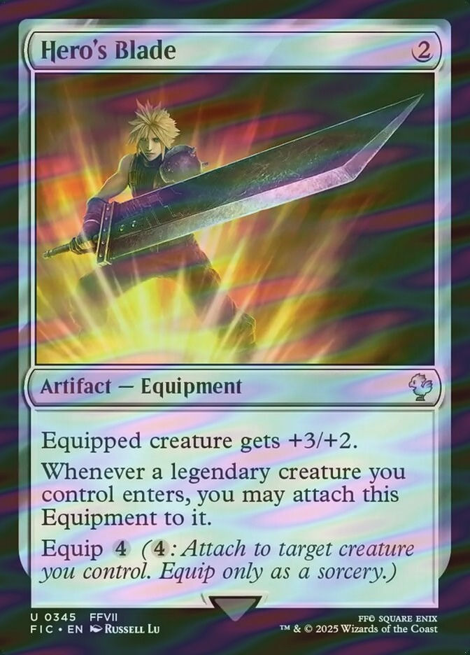 Hero's Blade (FIC) (345) / Surge Foil