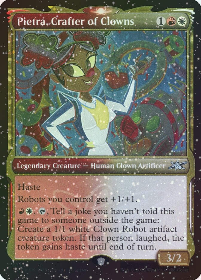 Pietra, Crafter of Clowns (UNF) (519) / Showcase / Galaxy Foil