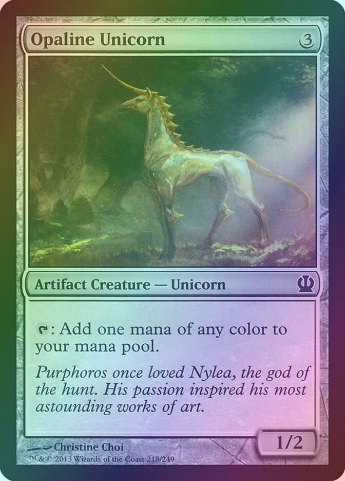 Opaline Unicorn (THS) (218) / Foil