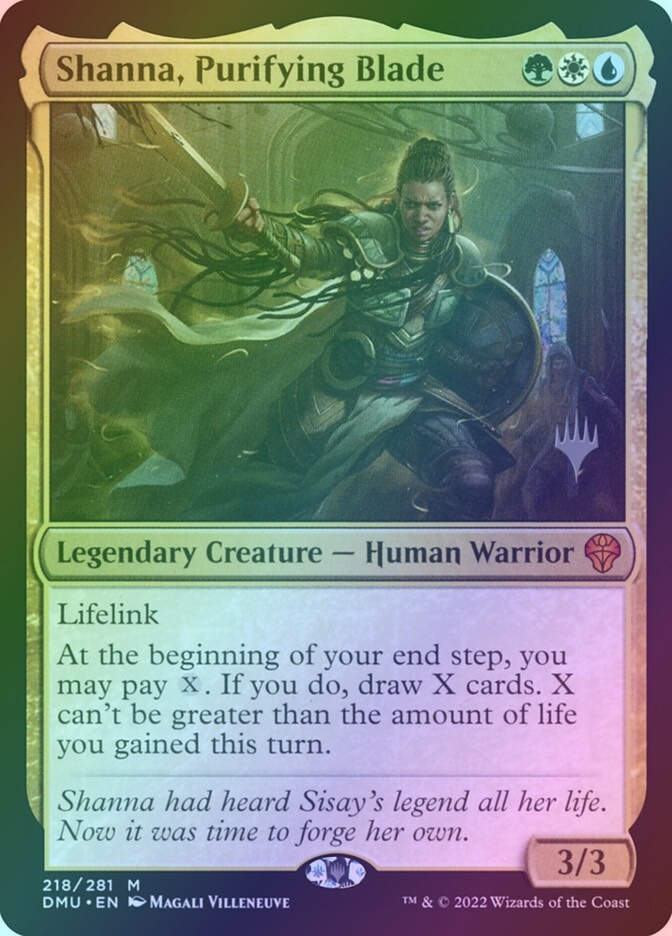 Shanna, Purifying Blade (PDMU) (218p) / Foil