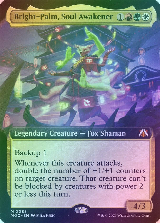 Bright-Palm, Soul Awakener (MOC) (88) / Extended Art / Foil