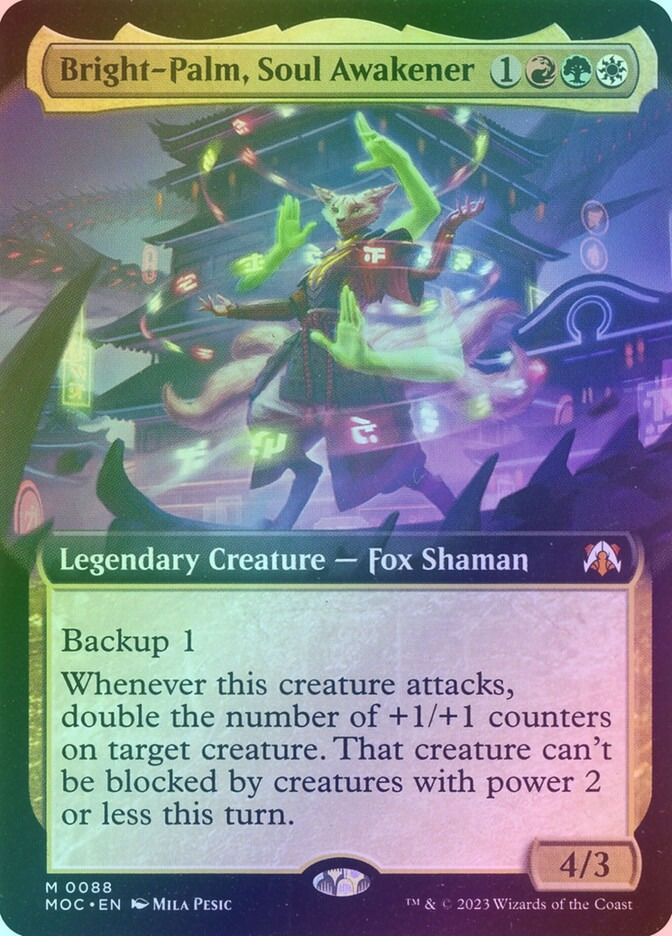 Bright-Palm, Soul Awakener (MOC) (88) / Extended Art / Foil