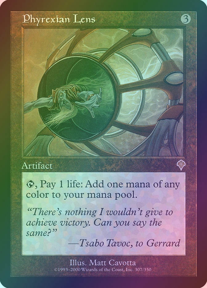 Phyrexian Lens (INV) (307) / Foil
