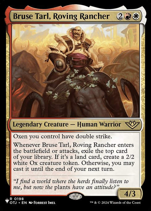 Bruse Tarl, Roving Rancher (PLST) (OTJ-198)
