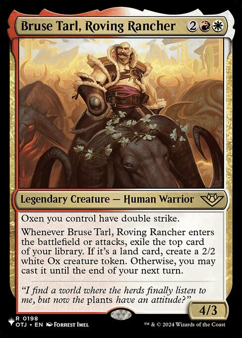 Bruse Tarl, Roving Rancher (PLST) (OTJ-198)