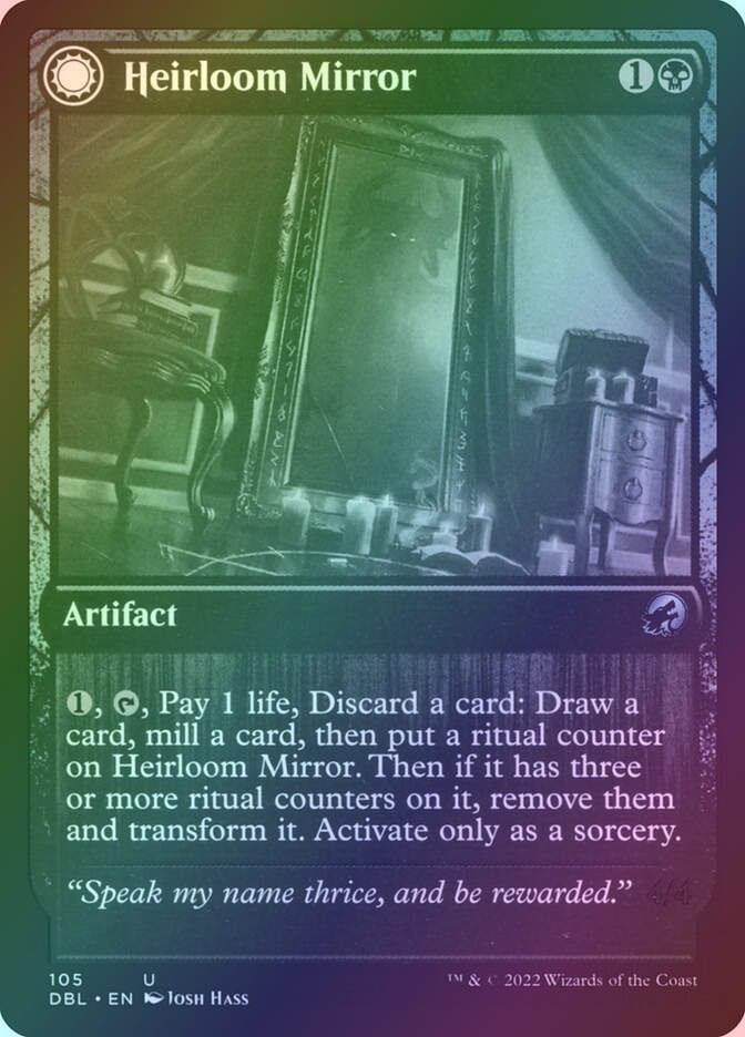 Heirloom Mirror // Inherited Fiend (DBL) (105) / Foil