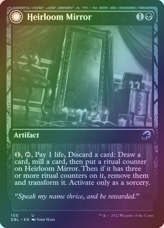 Heirloom Mirror // Inherited Fiend (DBL) (105) / Foil — cara 1 de 2