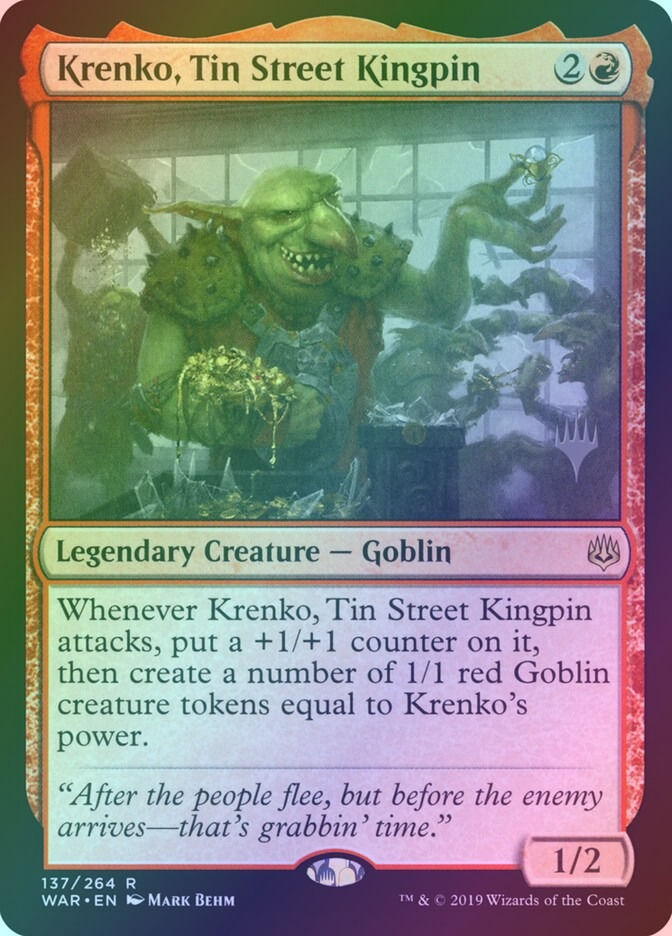 Krenko, Tin Street Kingpin (PWAR) (137p) / Foil