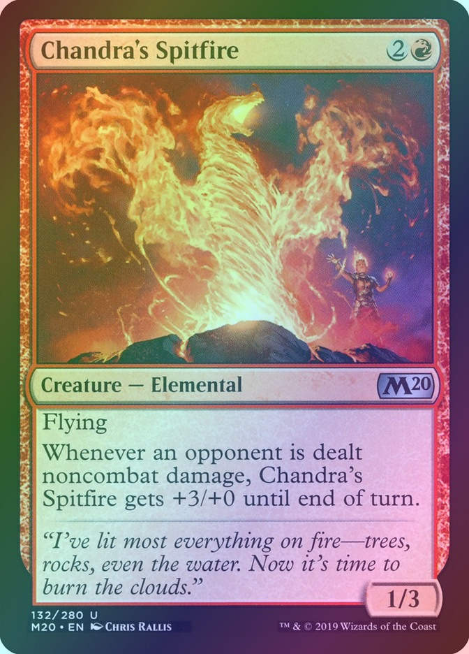 Chandra's Spitfire (M20) (132) / Foil