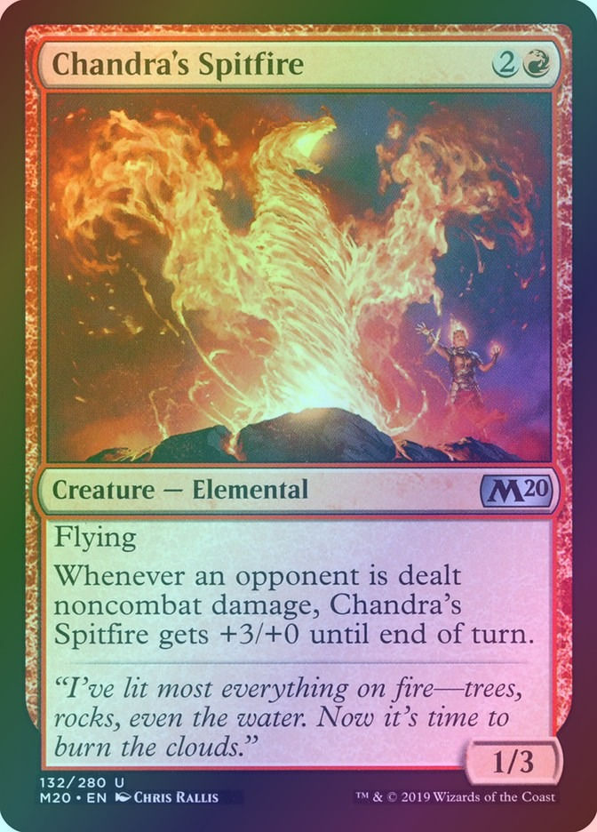 Chandra's Spitfire (M20) (132) / Foil