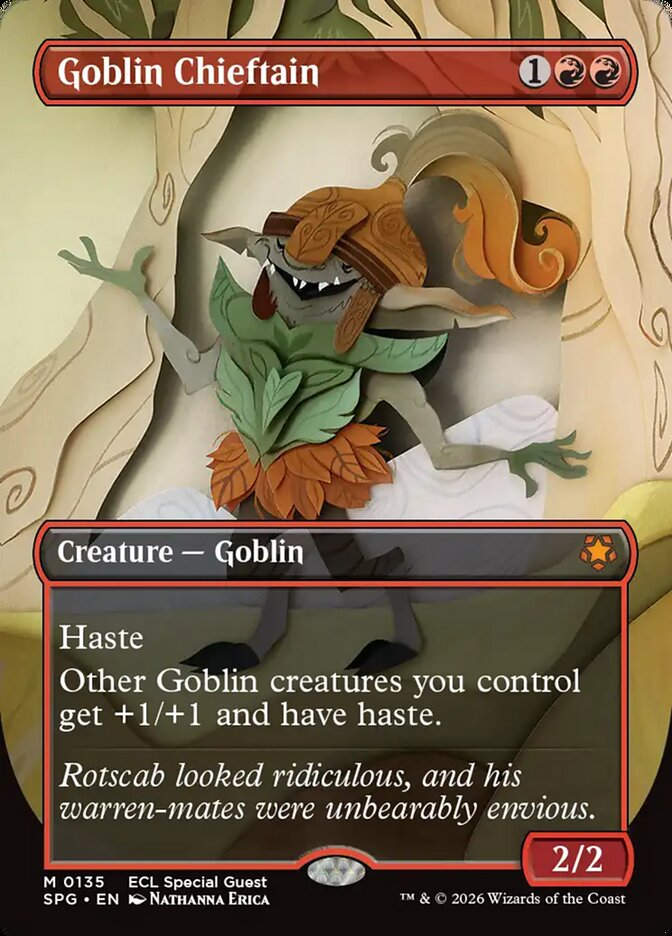 Goblin Chieftain (SPG) (135) / Borderless