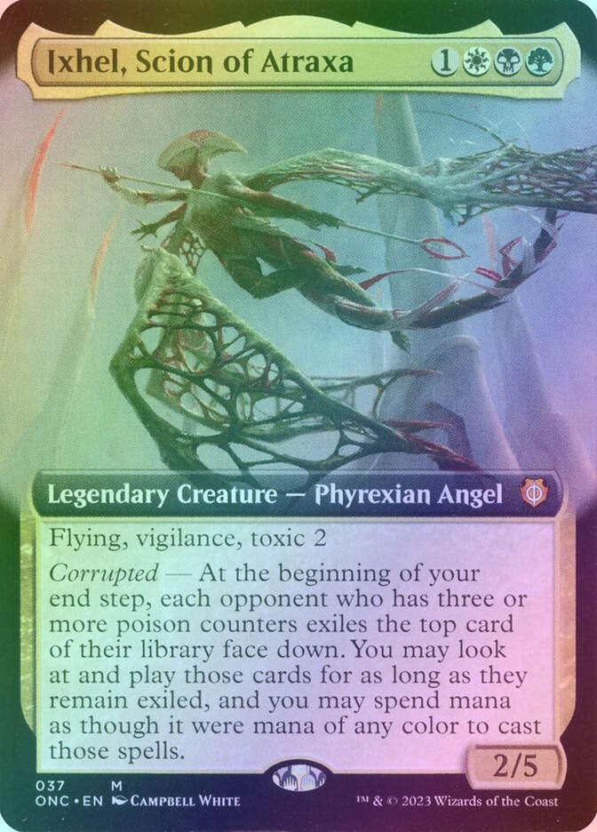 Ixhel, Scion of Atraxa (ONC) (37) / Extended Art / Foil