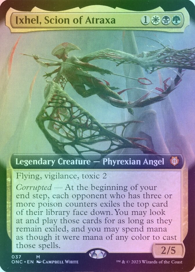 Ixhel, Scion of Atraxa (ONC) (37) / Extended Art / Foil