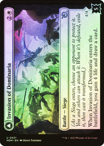 Invasion of Dominaria // Serra Faithkeeper (mom) / Foil — cara 1 de 2