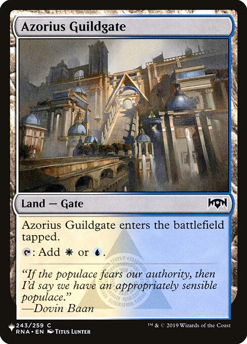 Azorius Guildgate (PLST) (RNA-243)