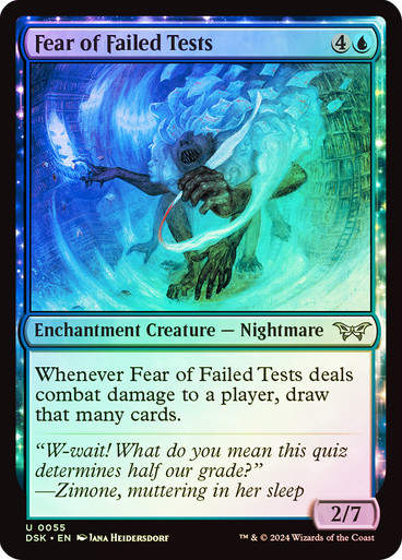 Fear of Failed Tests (DSK) (55) / Foil