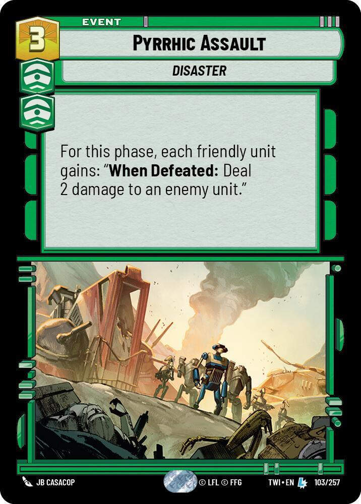 Pyrrhic Assault (TWI) (103/257) / Foil