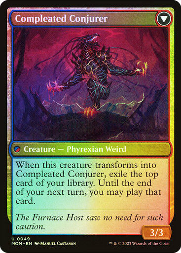 Captive Weird // Compleated Conjurer (mom) / Foil — cara 2 de 2