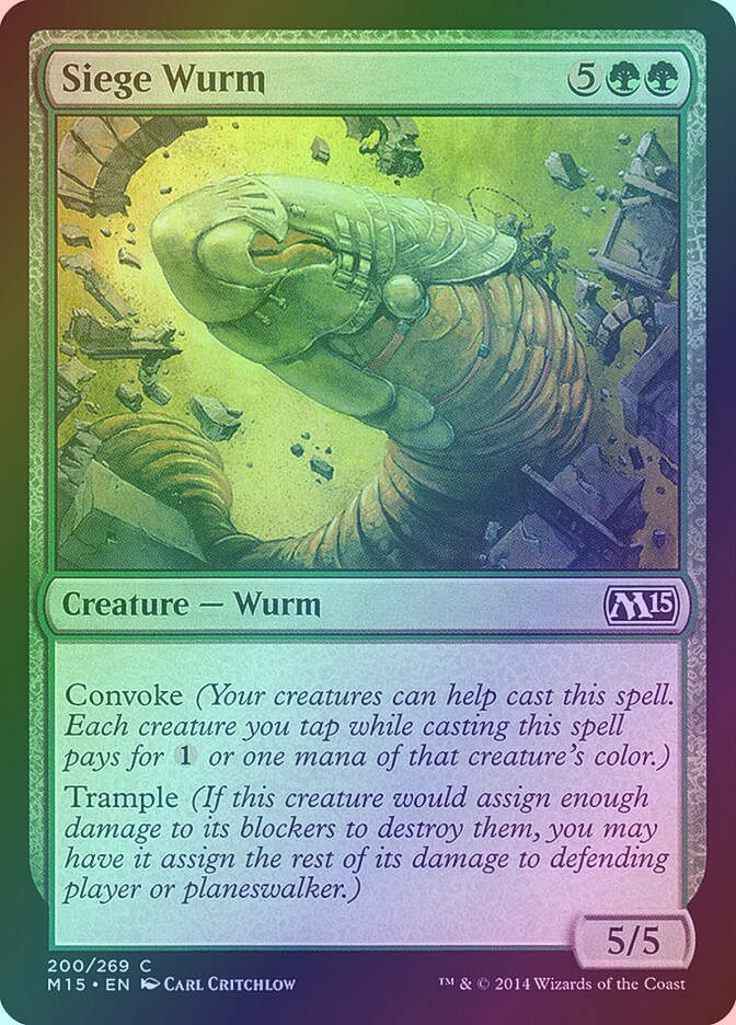 Siege Wurm (M15) (200) / Foil
