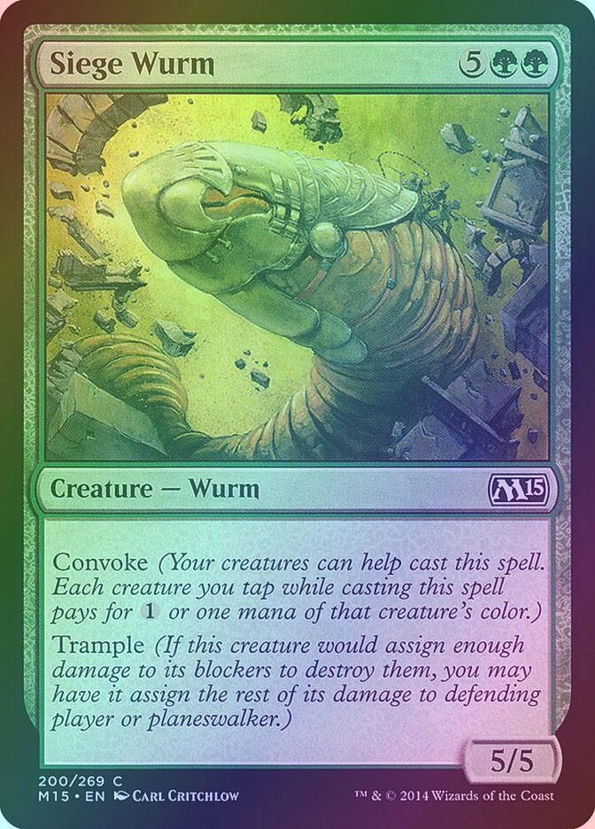 Siege Wurm (M15) (200) / Foil