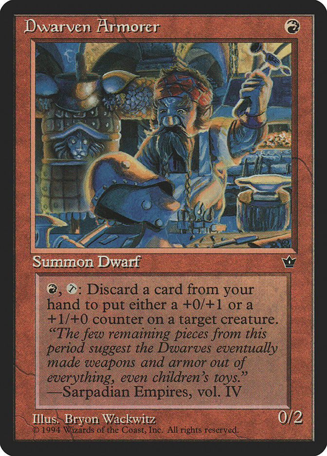 Dwarven Armorer (fem)