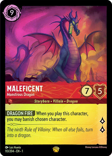 Maleficent - Monstrous Dragon (LOR_TFC) / Foil