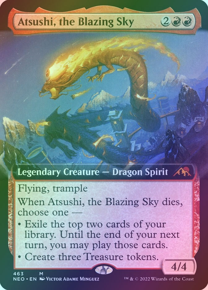 Atsushi, the Blazing Sky (NEO) (463) / Extended Art / Foil