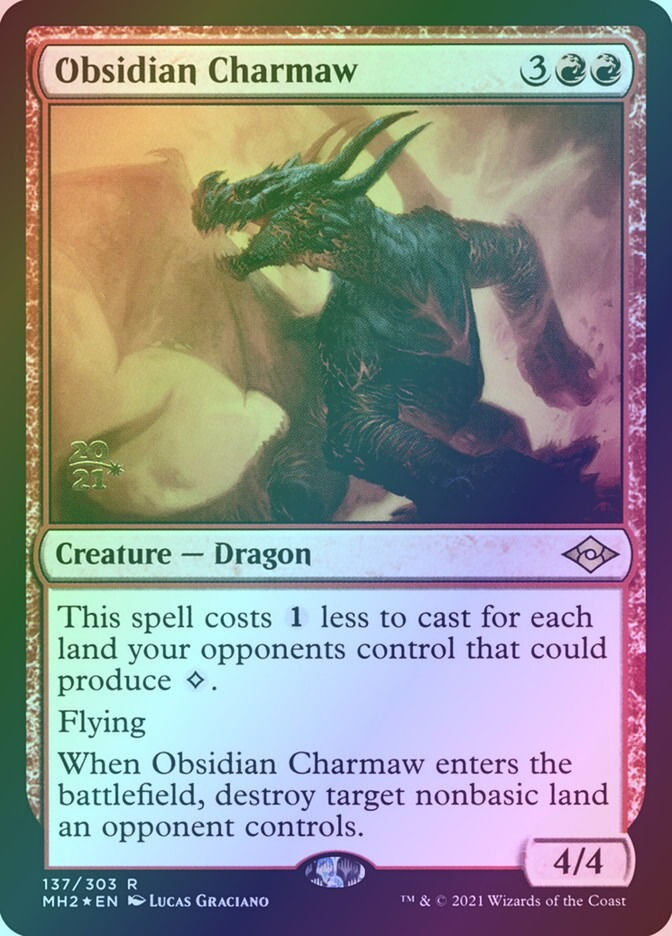 Obsidian Charmaw (PMH2) (137s) / Foil