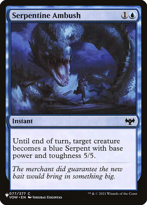 Serpentine Ambush (PLST) (VOW-77)