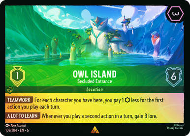 Owl Island - Secluded Entrance (LOR_AZU) / Foil