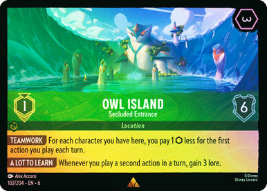 Owl Island - Secluded Entrance (LOR_AZU) / Foil