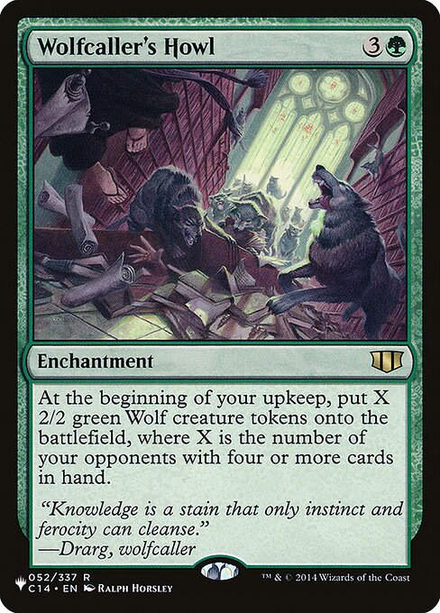 Wolfcaller's Howl (PLST) (C14-52)