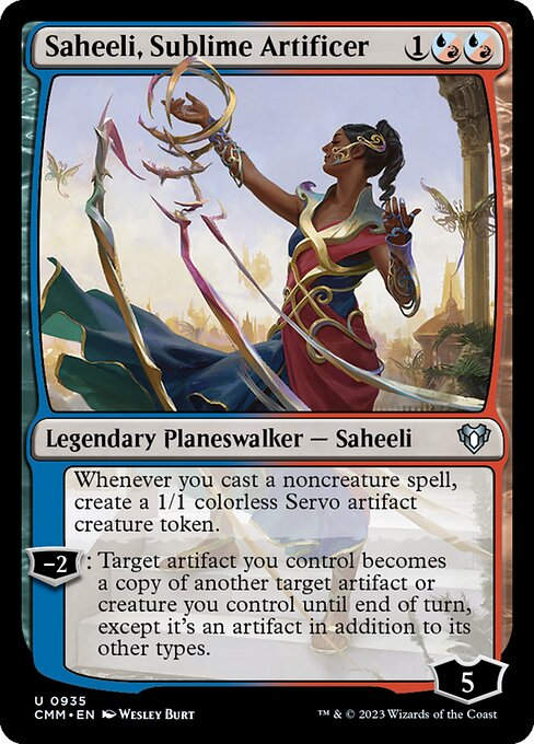 Saheeli, Sublime Artificer (cmm) (Commander Deck)