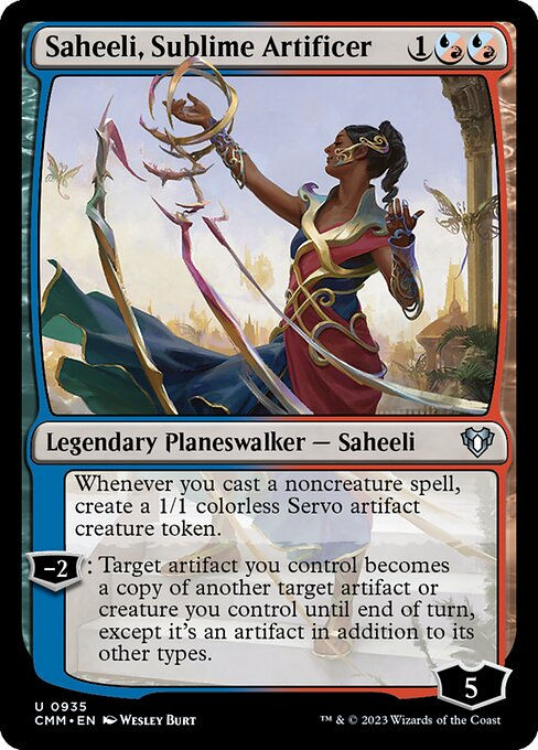 Saheeli, Sublime Artificer (cmm) (Commander Deck)