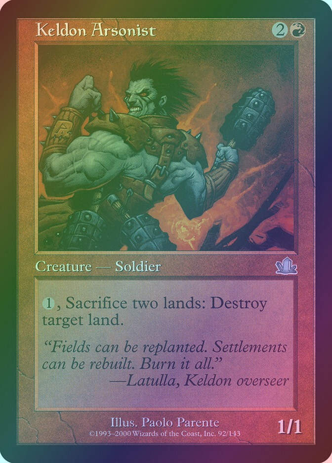 Keldon Arsonist (PCY) (92) / Foil