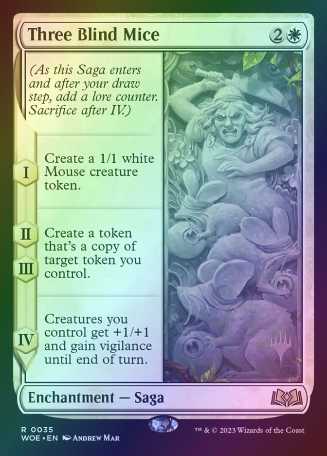 Three Blind Mice (PWOE) (35p) / Foil