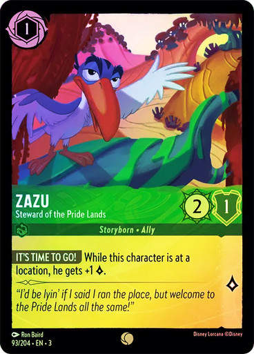 Zazu - Steward of the Pride Lands (LOR_ITI) / Foil